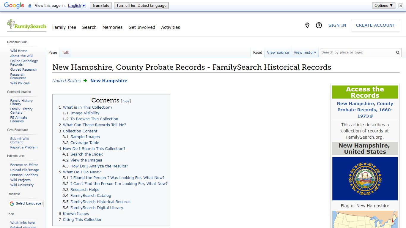 New Hampshire, County Probate Records - FamilySearch